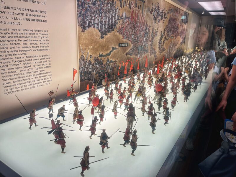 Displays in Osaka Castle