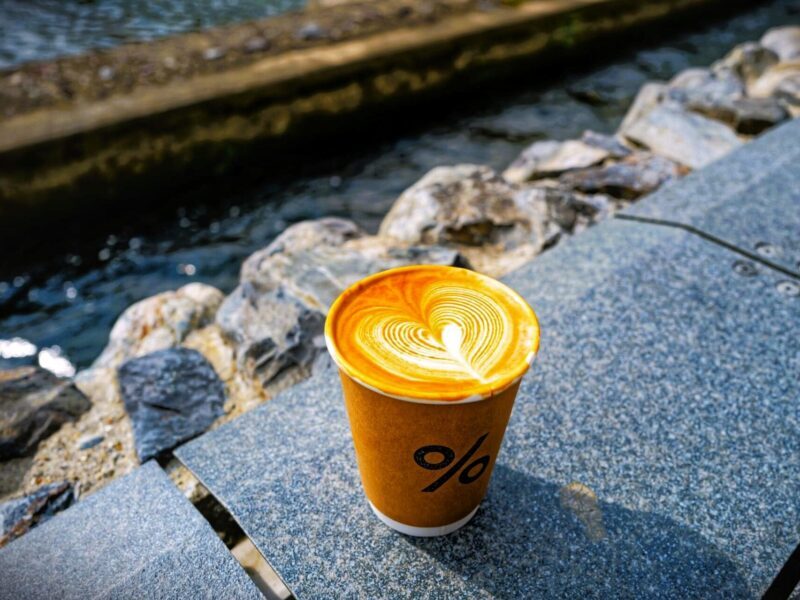 Enjoy Coffee from Arabica Kyoto Arashiyama