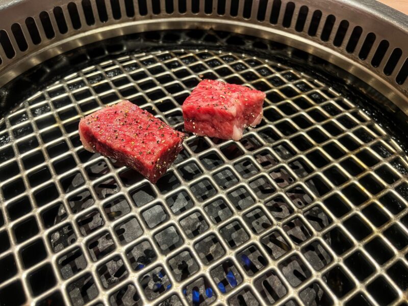 Grilled Beef in Yakiniku Hiro