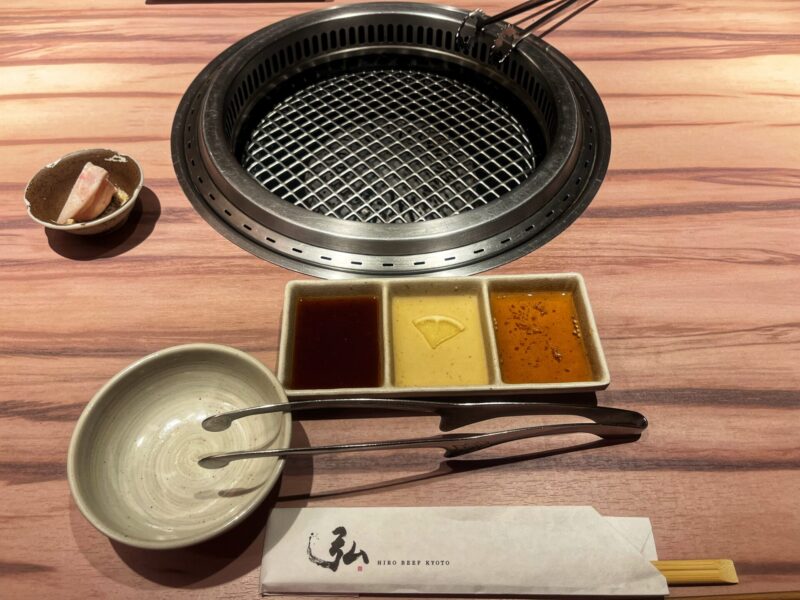 Japanese Wagyu Grilled in Kyoto Yakiniku Hiro
