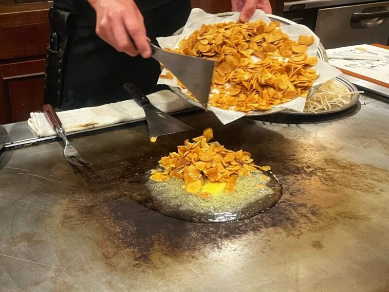 Steakland Kobe - Garlic Chips in Teppanyaki Style