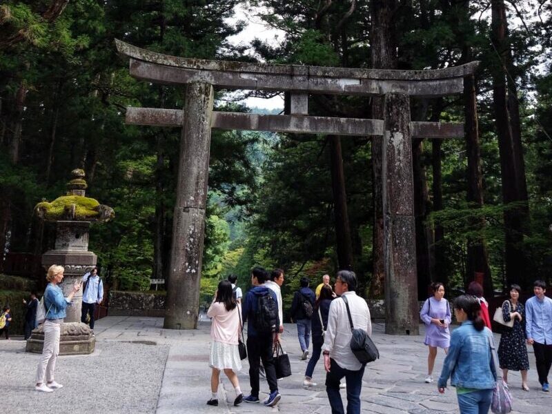 Toshogu Shrine - Stone Torii Gate