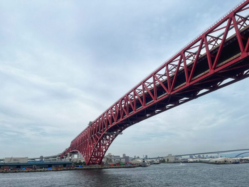 View on Osaka Bay Bridge