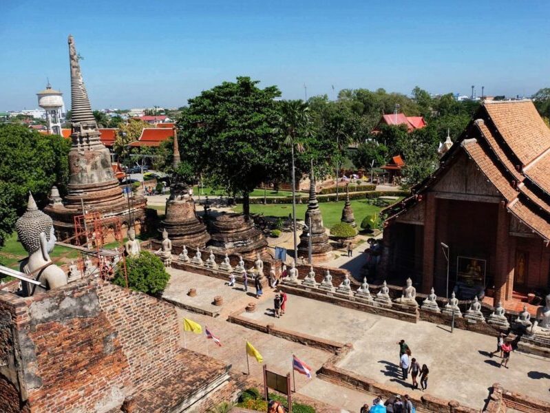 Wat Yai Chai Mongkhon - Climb to the top